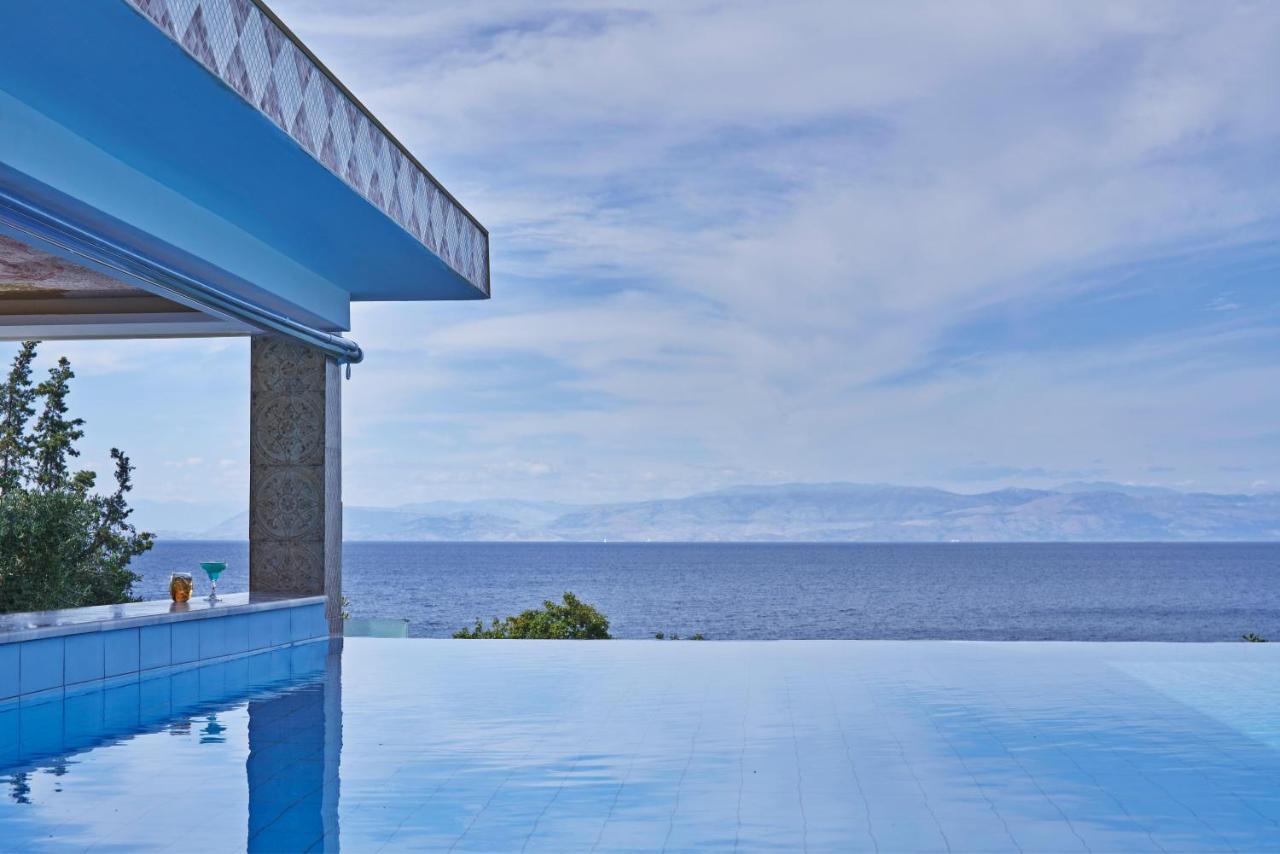 Kairaba Mythos Palace - Adults Only Kouspades ภายนอก รูปภาพ Infinity pool at the resort